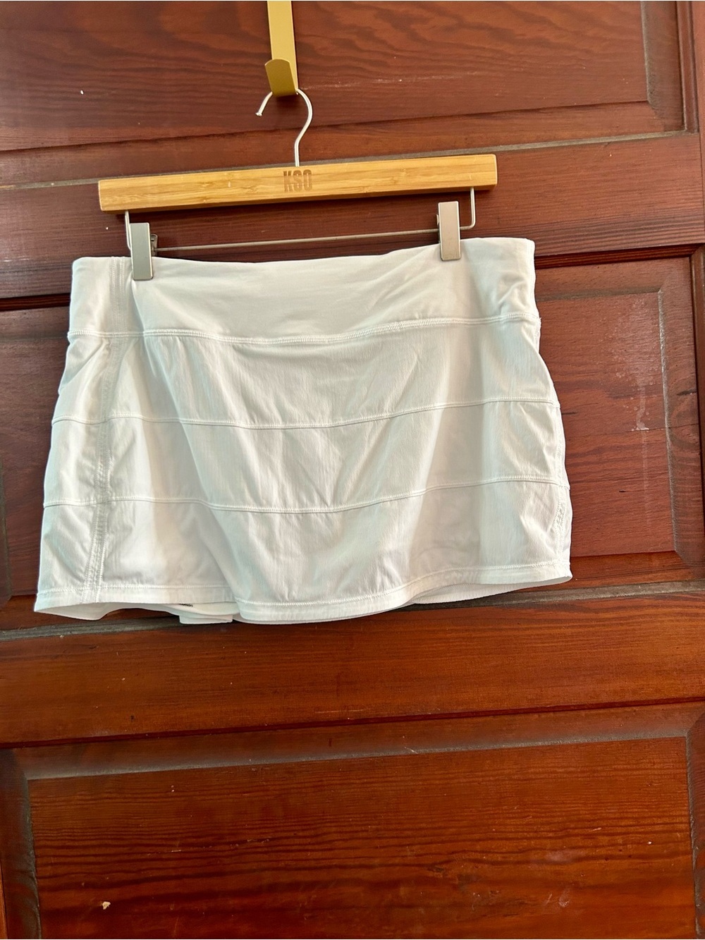 lululemon athletica Pace Rival Skirt🔥🔥New WithOUT Tags🔥🔥Regular in White Size 10 - Picture 7 of 11